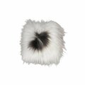 Gfancy Fixtures 15 x 15 in. Icelandic Sheepskin Square Chair Pad Approx - Spotted GF2467711
